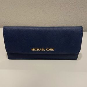 Navy Michael Kors Wallet